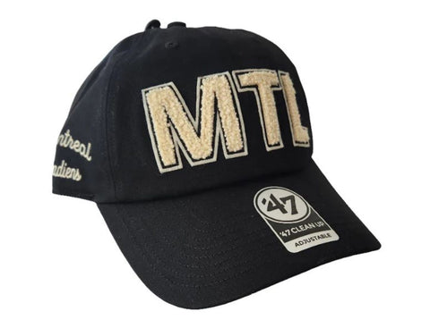 47 Montreal Canadiens Zoey Clean Up Adjustable Hat - Black