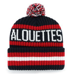 47 CFL Montreal Alouettes Bering Cuff Knit Hat - Red/Black