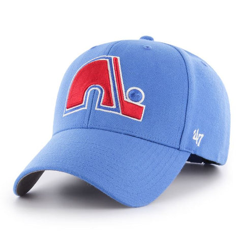 47 MLB Quebec Nordiques MVP Alternate Adjustable Hat - Blue