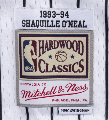 Men's Mitchell & Ness Shaquille O'Neal Orlando Magic 1993-94 Hardwood Classics Swingman Jersey - White