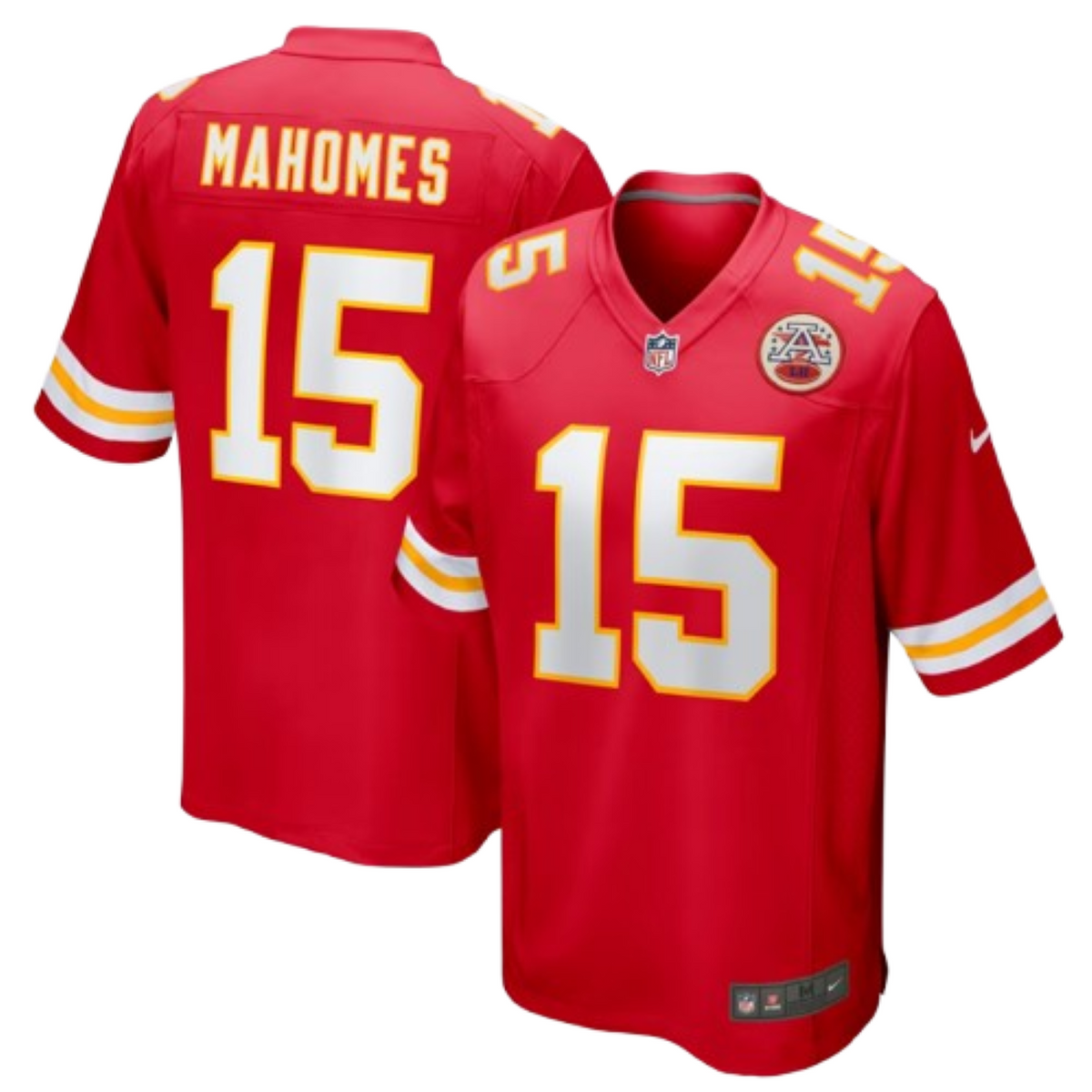Nike NFL Kansas City Chiefs Patrick Mahomes #15 Game Player Jersey - Red