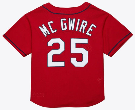 Mitchell & Ness MLB Mark McGwire St. Louis Cardinals 1998 Player Jersey - Red