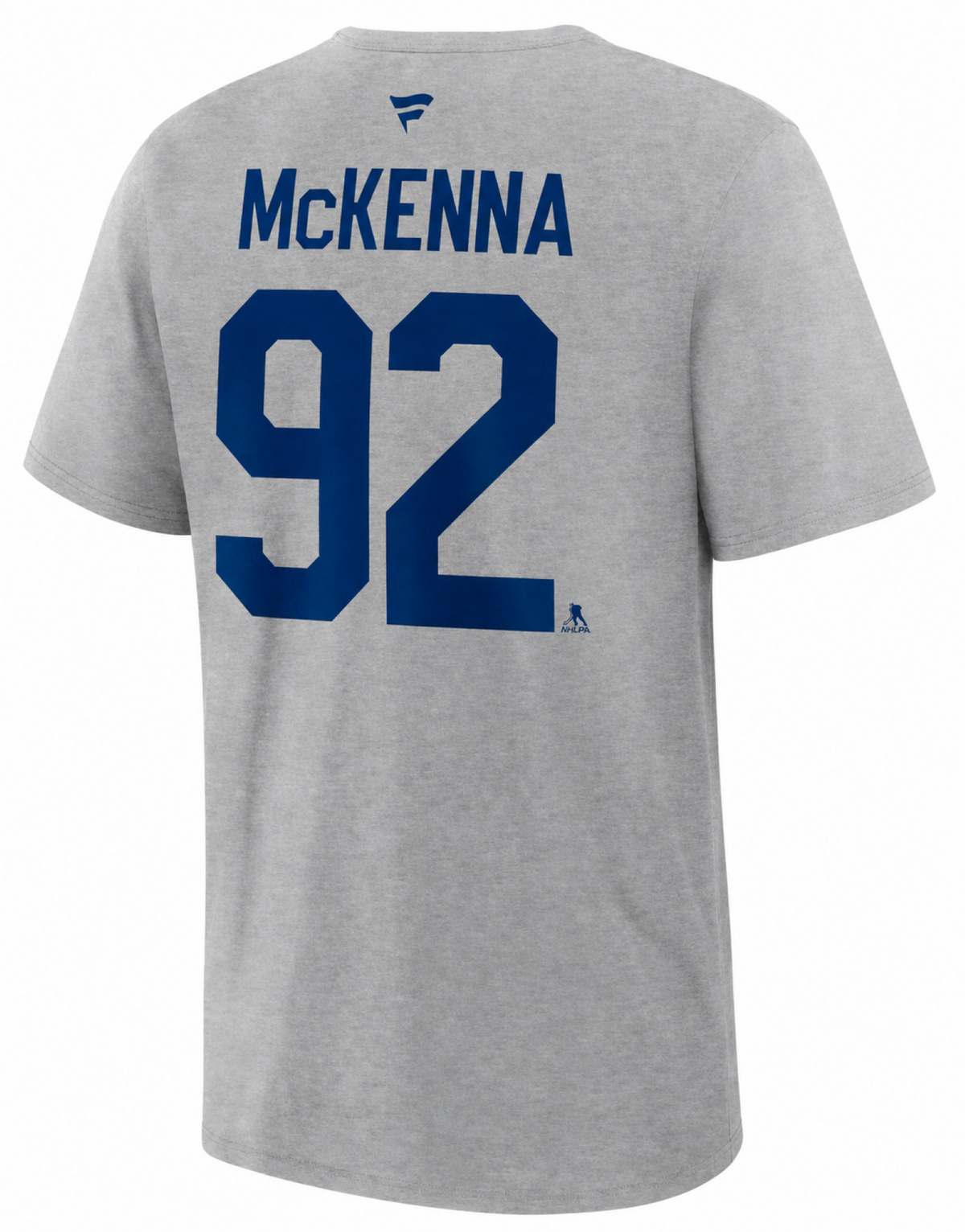 Fanatics NHL Toronto Maple Leafs Gavin McKenna #92 Player Name & Number Tee -  Grey