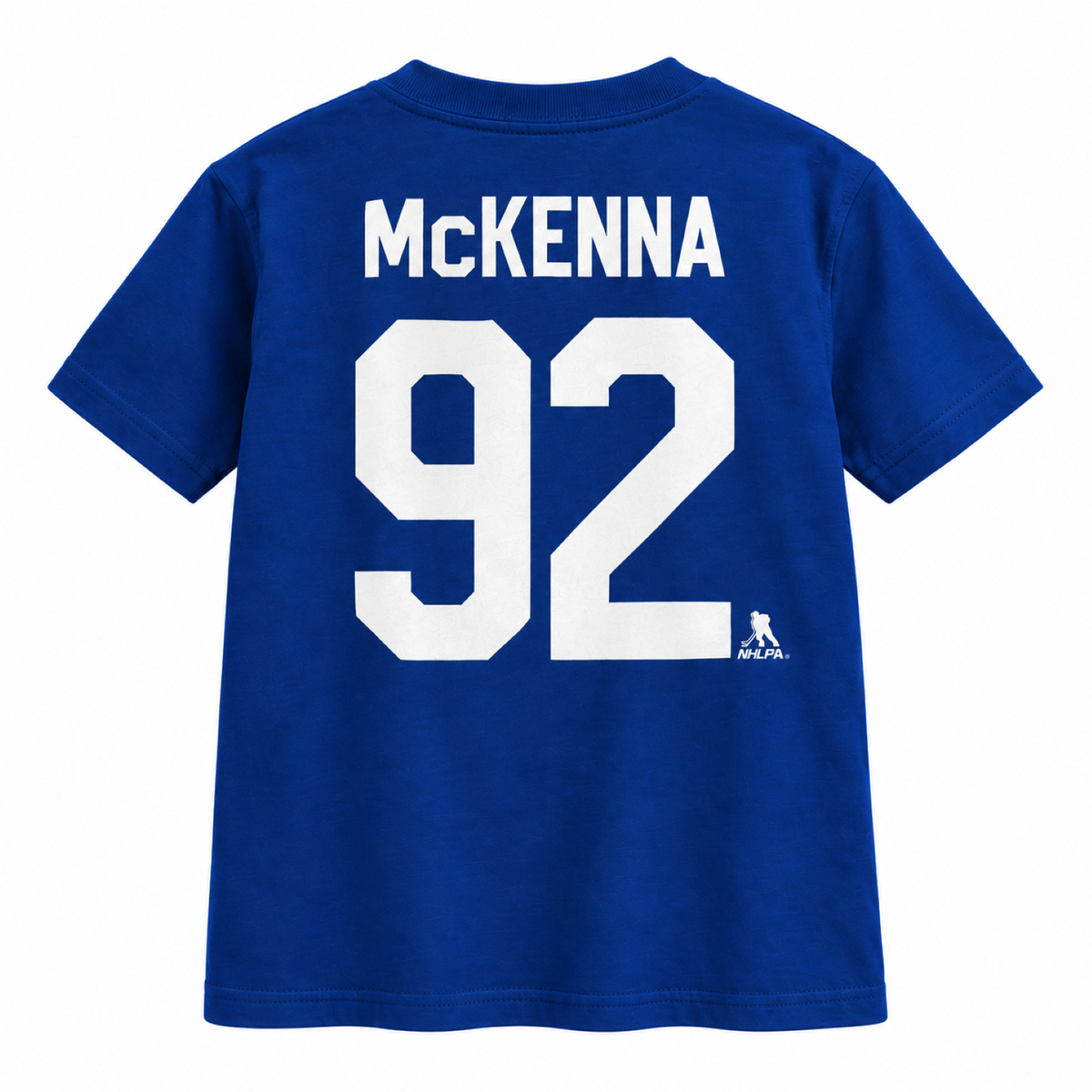 Fanatics NHL Kids Toronto Maple Leafs Gavin McKenna #92 Player Name & Number Tee -  Royal Blue