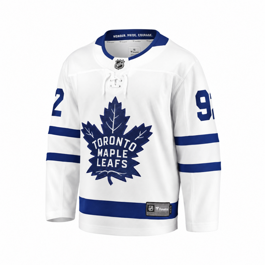 Youth NHL Toronto Maple Leafs Gavin McKenna #92 Away Jersey -  White