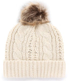 '47 Women's NHL Edmonton Oilers Meeko Cuff Knit Hat - Cream