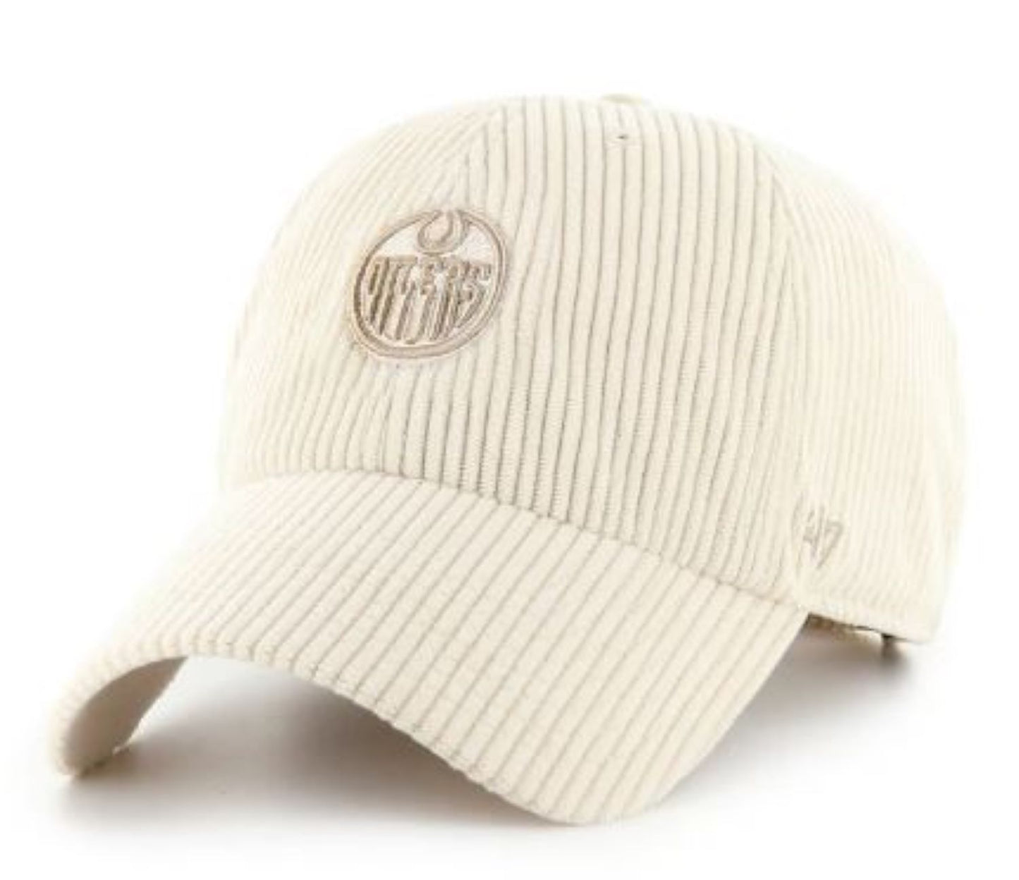 '47 NHL Edmonton Oilers Women's Mellow Clean Up Adjustable Hat - Cream