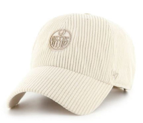 '47 NHL Edmonton Oilers Women's Mellow Clean Up Adjustable Hat - Cream