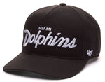 47 NFL Miami Dolphins Attitude Hitch Adjustable Snapback - Black