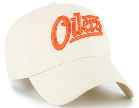 '47 NHL Women's Edmonton Oilers Miata Clean Up Adjustable Hat - White/Orange