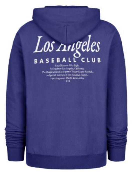 '47 MLB Los Angeles Dodgers Mondo Foundation Hoodie - Blue