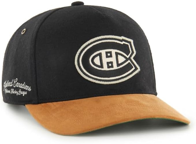 '47 NHL Montreal Canadiens Age TT Hitch Snapback Hat - Black/Gold