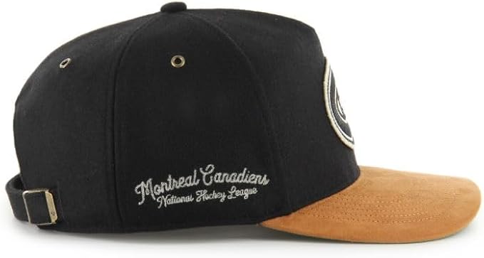 '47 NHL Montreal Canadiens Age TT Hitch Snapback Hat - Black/Gold