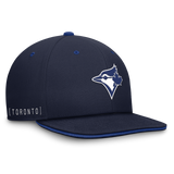 Nike Toronto Blue Jays Pro Performance Fitted Snapback Hat - Dark Blue