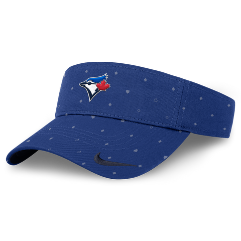 Toronto Blue Jays Nike Royal Primetime Print Club Visor