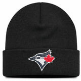 New Era MLB Toronto Blue Jays Cuffed Knit Beanie - Black