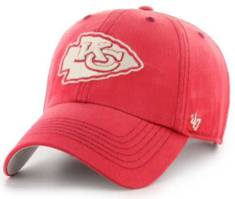 47 NFL Kansas City Chiefs Dusted Clean Up Adjustable Hat - Red