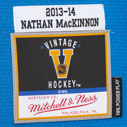 Mitchell & Ness NHL Nathan MacKinnon Colorado Avalanche 2013-14 Power Play Jersey - Blue/Burgundy