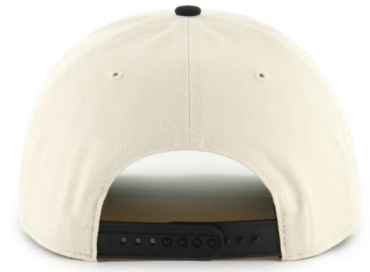'47 NHL Ottawa Senators Natural Rope TT Hitch Adjustable Snapback Hat - Beige/Black