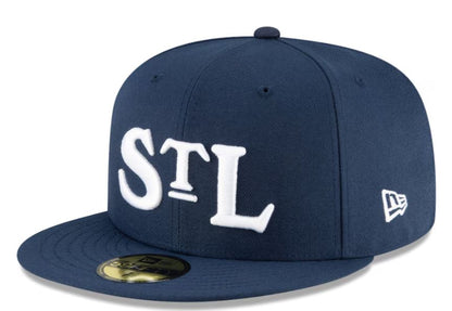New Era Negro League St. Louis Stars Turn Back the Clock Rickwood Classic 59FIFTY Fitted Hat - Navy