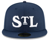 New Era Negro League St. Louis Stars Turn Back the Clock Rickwood Classic 59FIFTY Fitted Hat - Navy
