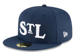 New Era Negro League St. Louis Stars Turn Back the Clock Rickwood Classic 59FIFTY Fitted Hat - Navy