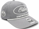 '47 NHL Edmonton Oilers Foundational Hitch RF Adjustable Snapback Hat - Grey