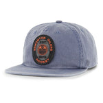'47 NHL Edmonton Oilers Boot Path Captain RF Adjustable Snapback Hat - Blue