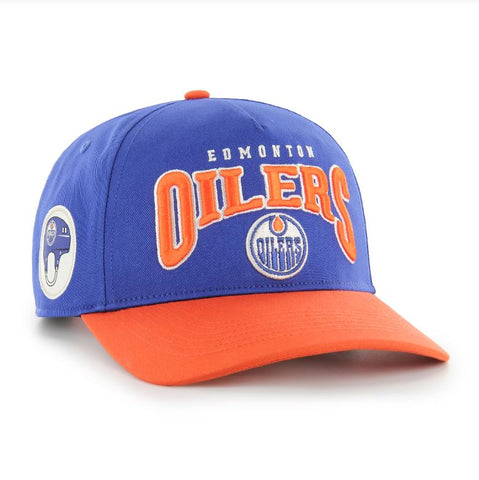 47 NHL Edmonton Oilers Hard Hat Arch Hitch Snapback - Blue/Orange