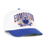 '47 NHL Edmonton Oilers Prime Play Hitch RF Adjustable Snapback Hat - White