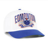 '47 NHL Edmonton Oilers Prime Play Hitch RF Adjustable Snapback Hat - White