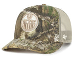 47 NHL Edmonton Oilers REALTREE APX Trucker Mesh Hitch RF Adjustable - Camo