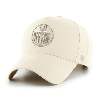 47 NHL Edmonton Oilers Sure Shot MVP Creme de la Creme Adjustable Snapback hat - Cream