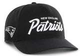47 NFL New England Patriots Attitude Hitch Adjustable Snapback - Black