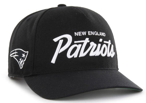 47 NFL New England Patriots Attitude Hitch Adjustable Snapback - Black