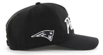 47 NFL New England Patriots Attitude Hitch Adjustable Snapback - Black