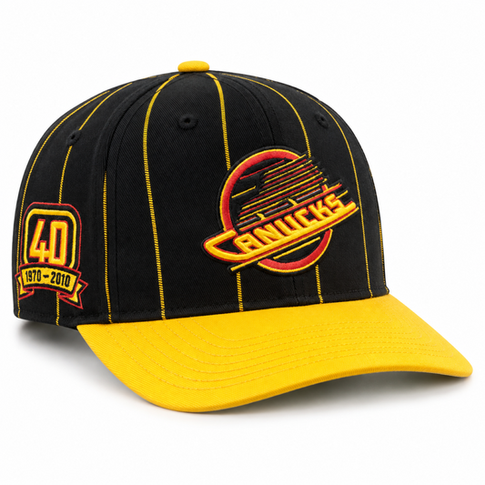 '47 NHL Pinstripe Hitch Adjustable Hat - Black
