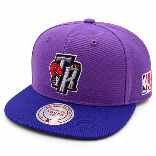 Mitchell & Ness Youth NBA Toronto Raptors Adjustable Snapback Hat - Purple