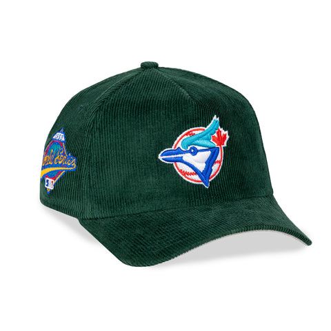 New Era Toronto Blue Jays 9FORTY World Series 1993 Corduroy Forest Green A Frame - Adjustable