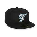 Toronto Blue Jays Retro Black Alt Cooperstown 59fifty Fitted New Era Hat