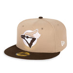New Era MLB Toronto Blue Jays 1992 World Series Cooperstown 59FIFTY Fitted Hat - Camel Brown