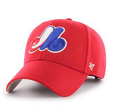 47 MLB Quebec Nordiques MVP Alternate Adjustable Hat - Red