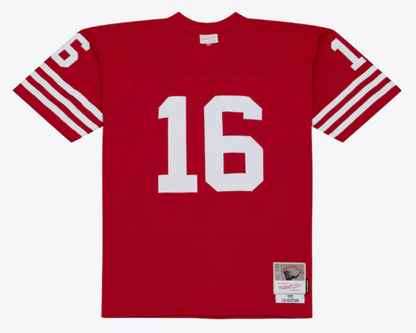 Mitchell & Ness NFL Joe Montana San Francisco 49ers 1990 Legacy Player Jersey - Red/White
