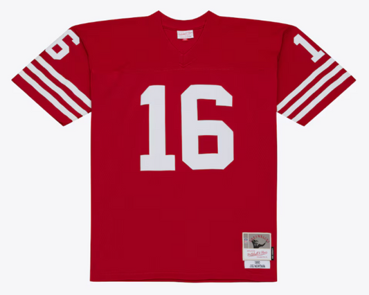 Mitchell & Ness NFL Joe Montana San Francisco 49ers 1990 Legacy Player Jersey - Red/White