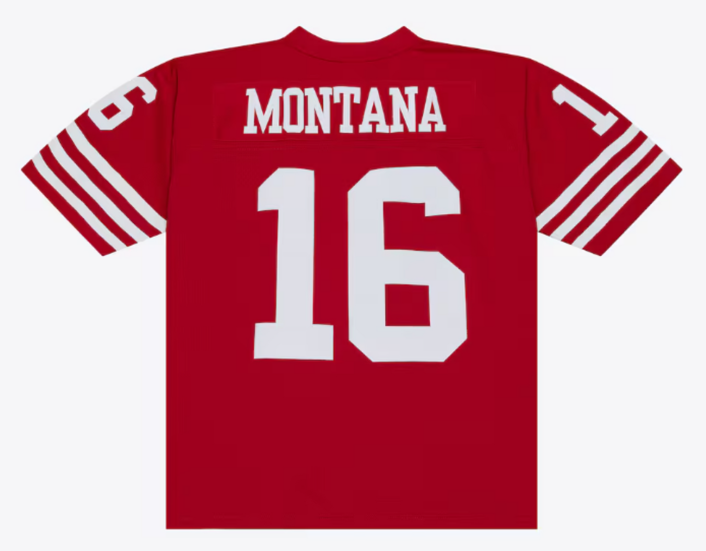 Mitchell & Ness NFL Joe Montana San Francisco 49ers 1990 Legacy Player Jersey - Red/White
