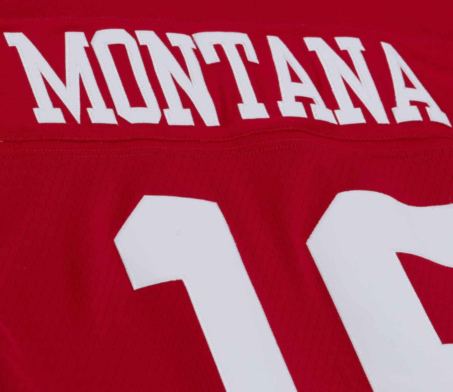 Mitchell & Ness NFL Joe Montana San Francisco 49ers 1990 Legacy Player Jersey - Red/White