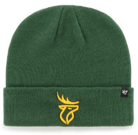 47 CFL Edmonton Elks Raised Cuff Knit Beanie - Green
