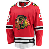 Connor Bedard Chicago Blackhawks Fanatics Branded 2023 NHL Draft Home Breakaway Player Jersey - Red
