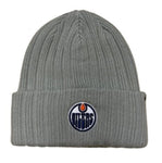 '47 NHL Edmonton Oilers Ribbed Haymaker Cuff Knit Hat - Grey
