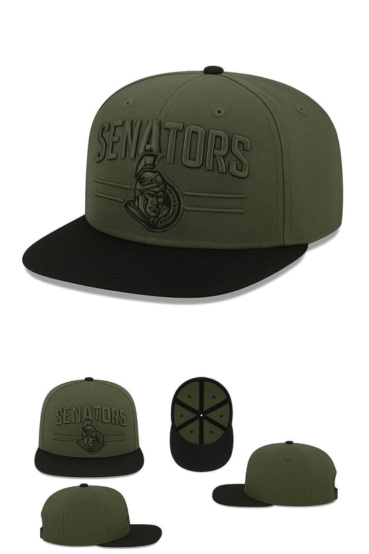 47 NHL Ottawa Senators Roscoe Rope Option TT Hitch Snapback Hat - Green/Black